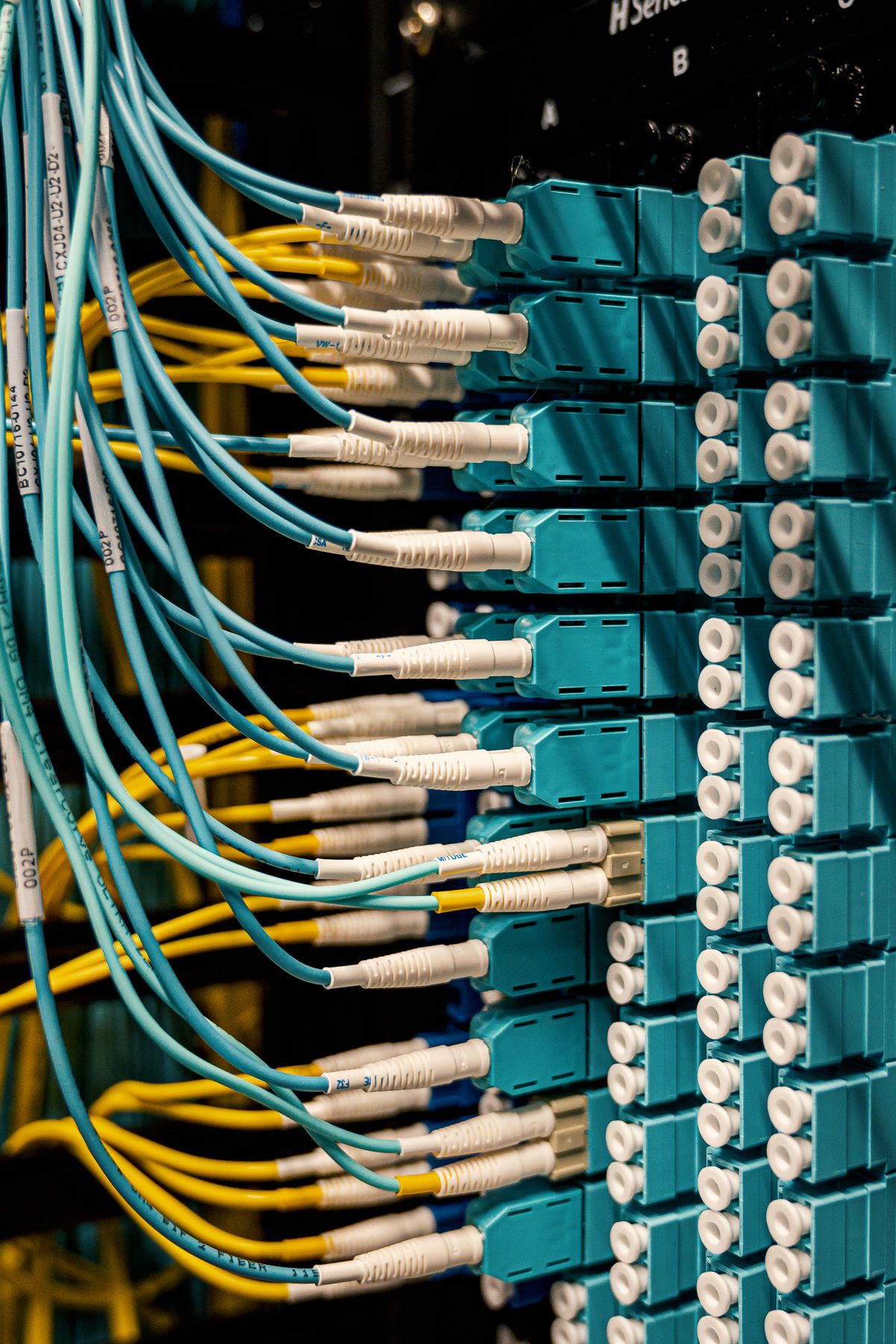 Cableado de fibra óptica